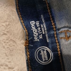 Wonder Nation Denim Blue Jeggings XL